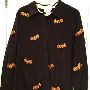 Halloween Tee & Corduroy  Shirt
